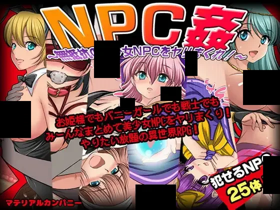 【PC/汉化】NPC歼：双重画风无抵抗美少女们 – NPC姦〜無抵抗の美少女NPC達をヤリまくれ!〜-TouchGAL